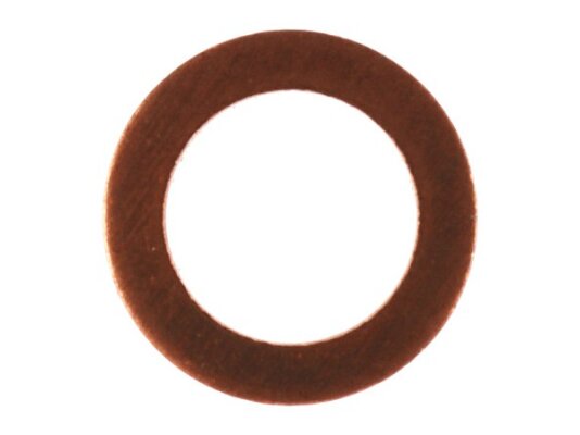 Copper gasket Weishaupt 6 x 10 x 1 mm, art: 440017.